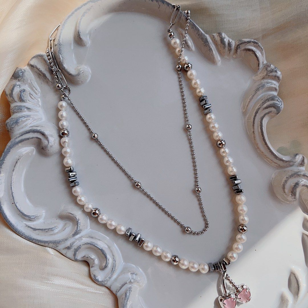 Freshwater pearl clearance necklace for sale