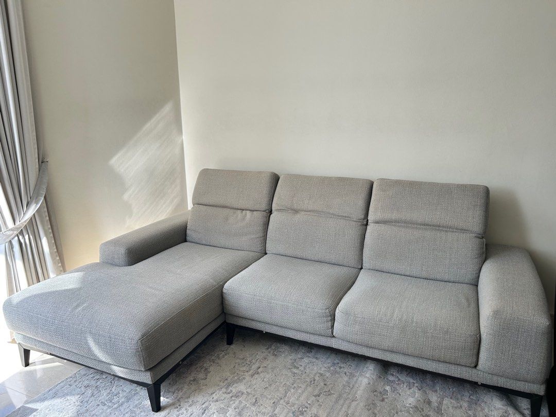 Natuzzi fabric sofa, Furniture & Home Living, Furniture, Sofas on Carousell