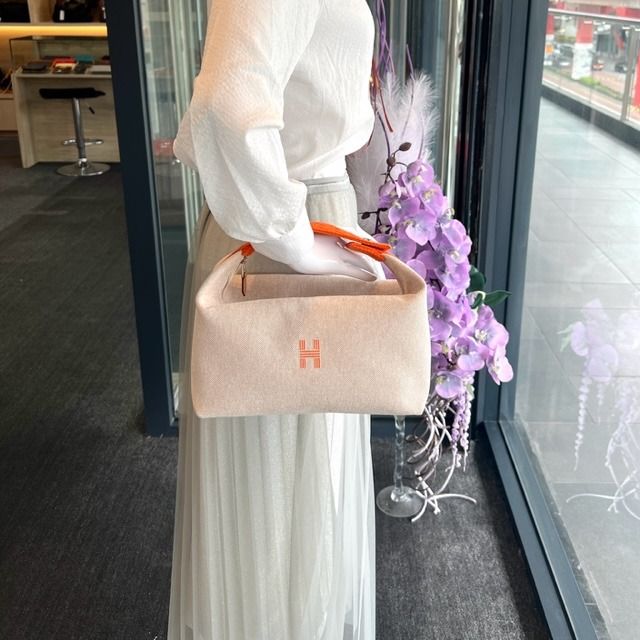 Brand New Hermes bride-a-brac PM size in beige