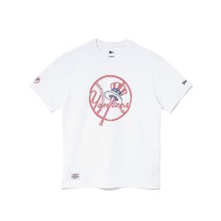 New Era New York Yankees League Cross Stitch White