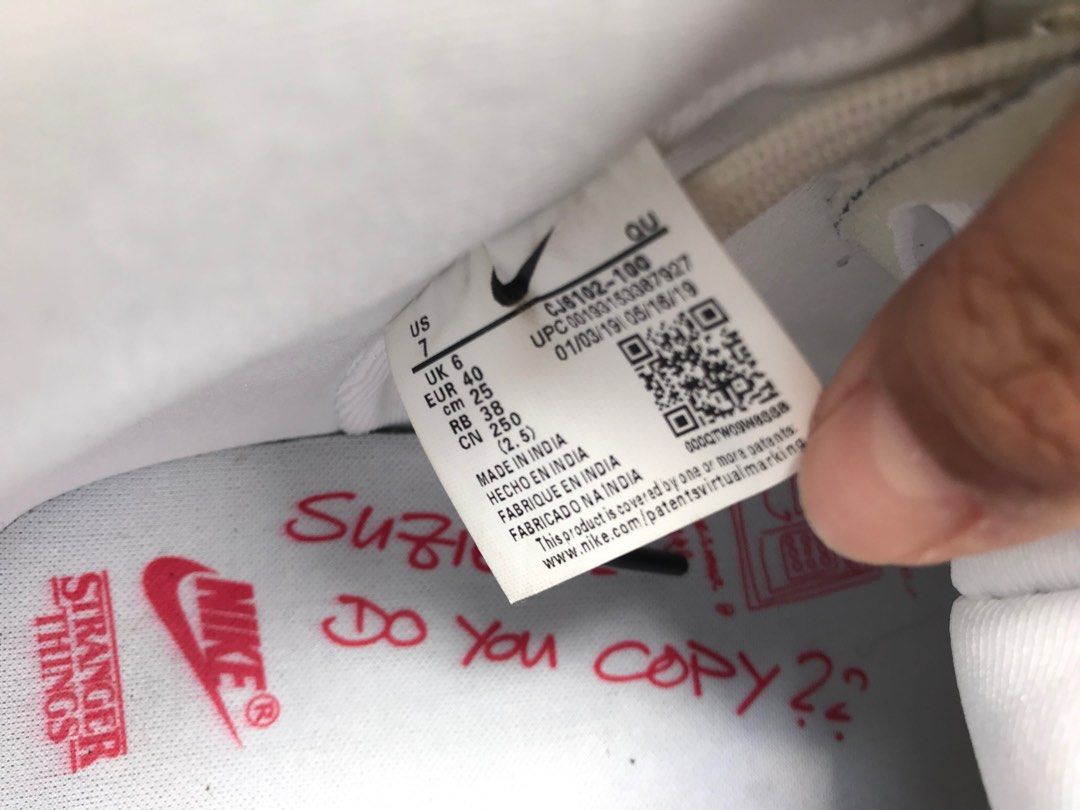 nike blazer x stranger things