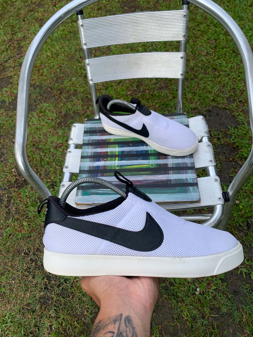 mens nike court royale ac slip on