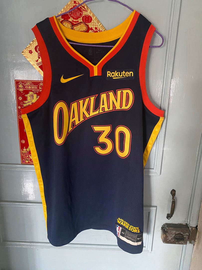 100% Authentic Stephen Curry Nike Warriors City Oakland Jersey Size 44 M  Rakuten