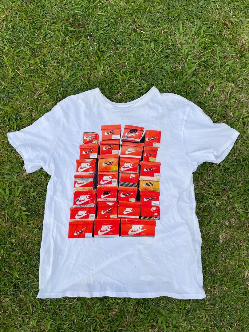 Nike Shoe Box White Shirt