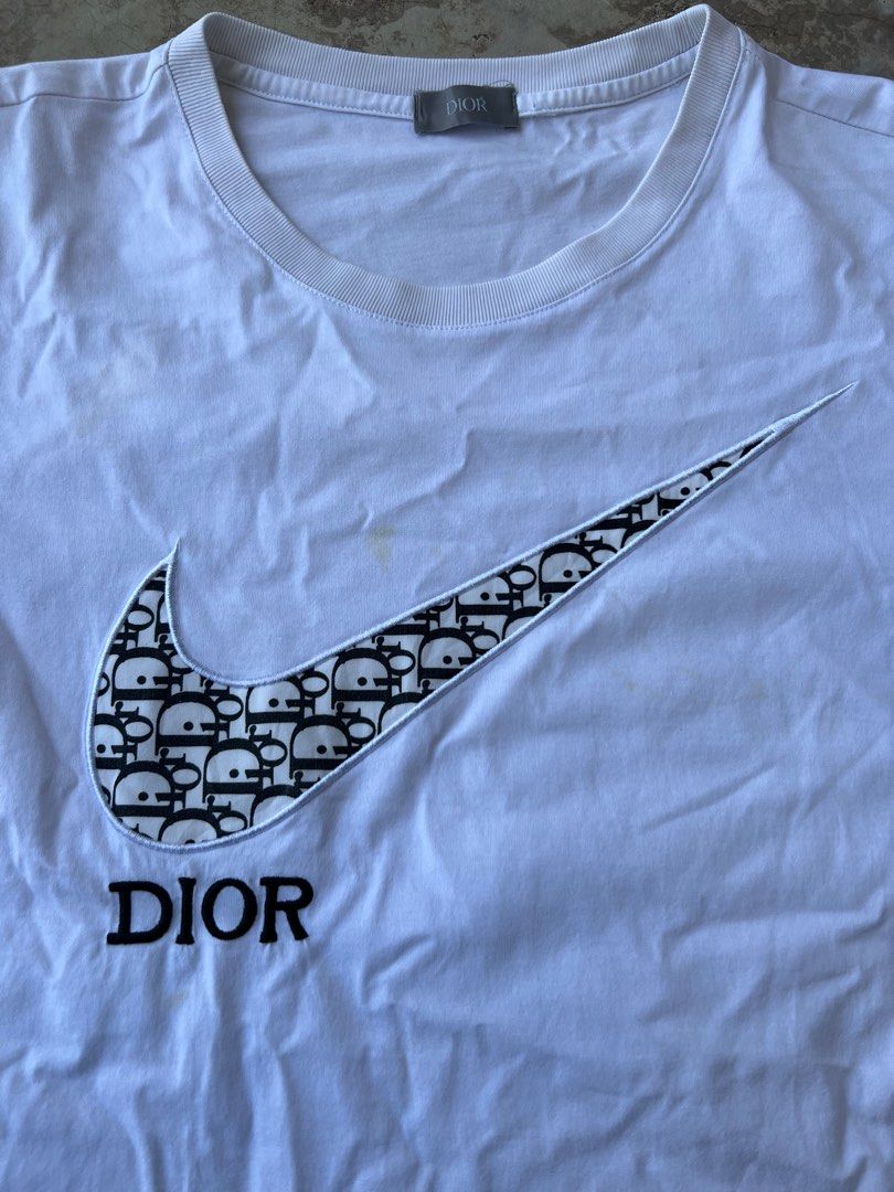 dior x nike shirt Mens Fashion Tops  Sets Tshirts  Polo Shirts on  Carousell