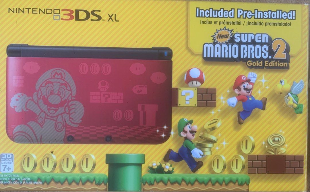 Limited edition mario 3ds clearance