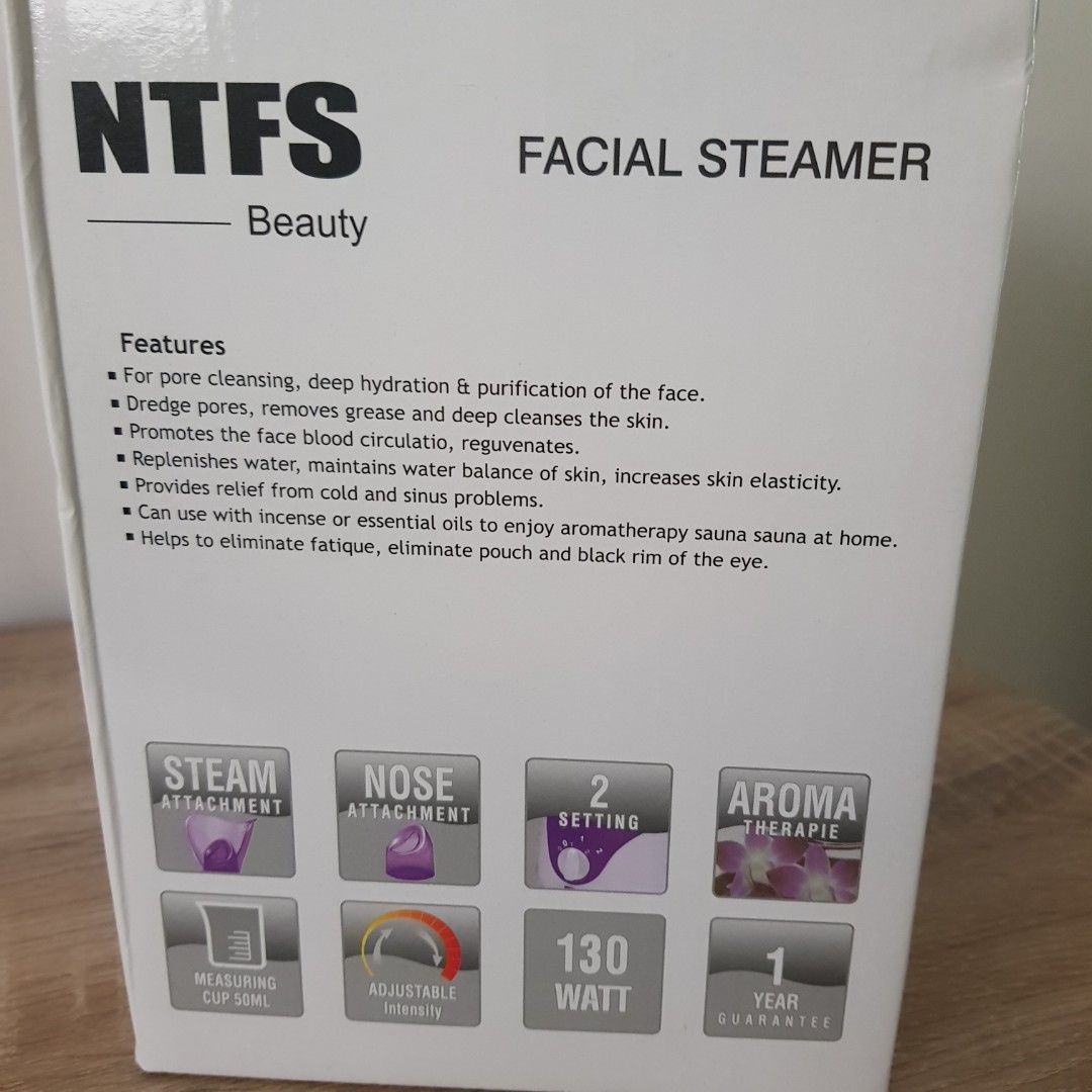 NTFS Facial Steamer, Beauty & Personal Care, Face, Face Care on Carousell