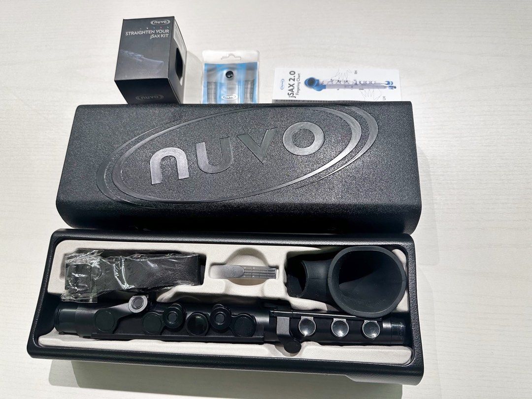 Nuvo jSax 2.0 in C, Straighten Kit & Plastic Reeds - Saxophone