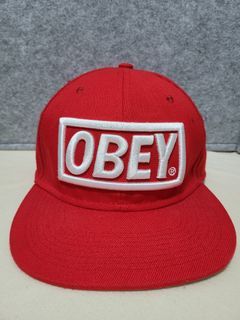 『OBEY』平沿帽，可調大小，平檐，棒球帽，鴨舌帽，snapback，cap，潮流，潮帽