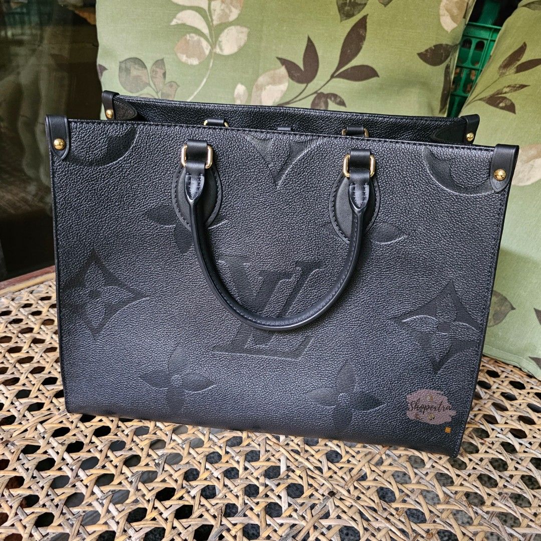 Louis Vuitton On The Go Empreinte Leather Black, Luxury, Bags & Wallets on  Carousell