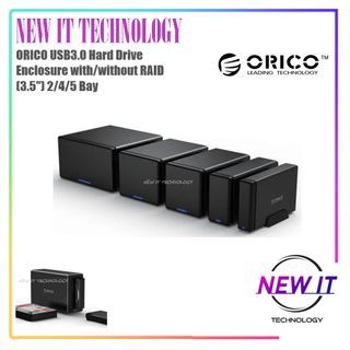 ORICO USB3.0 Hard Drive Enclosure with/without RAID (3.5") 2|4|5 Bay (NS200U3,DS200U3,DS200C3,NS400U3,NS500U3,DS500U3)