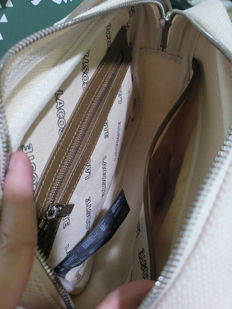 Original Lacoste Heritage Canvas Bag, Women's Fashion, Bags & Wallets