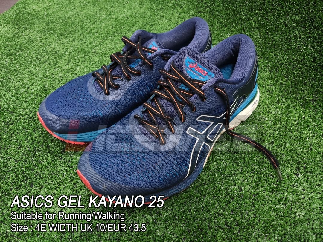 Asics gel kayano hotsell 25 4e width