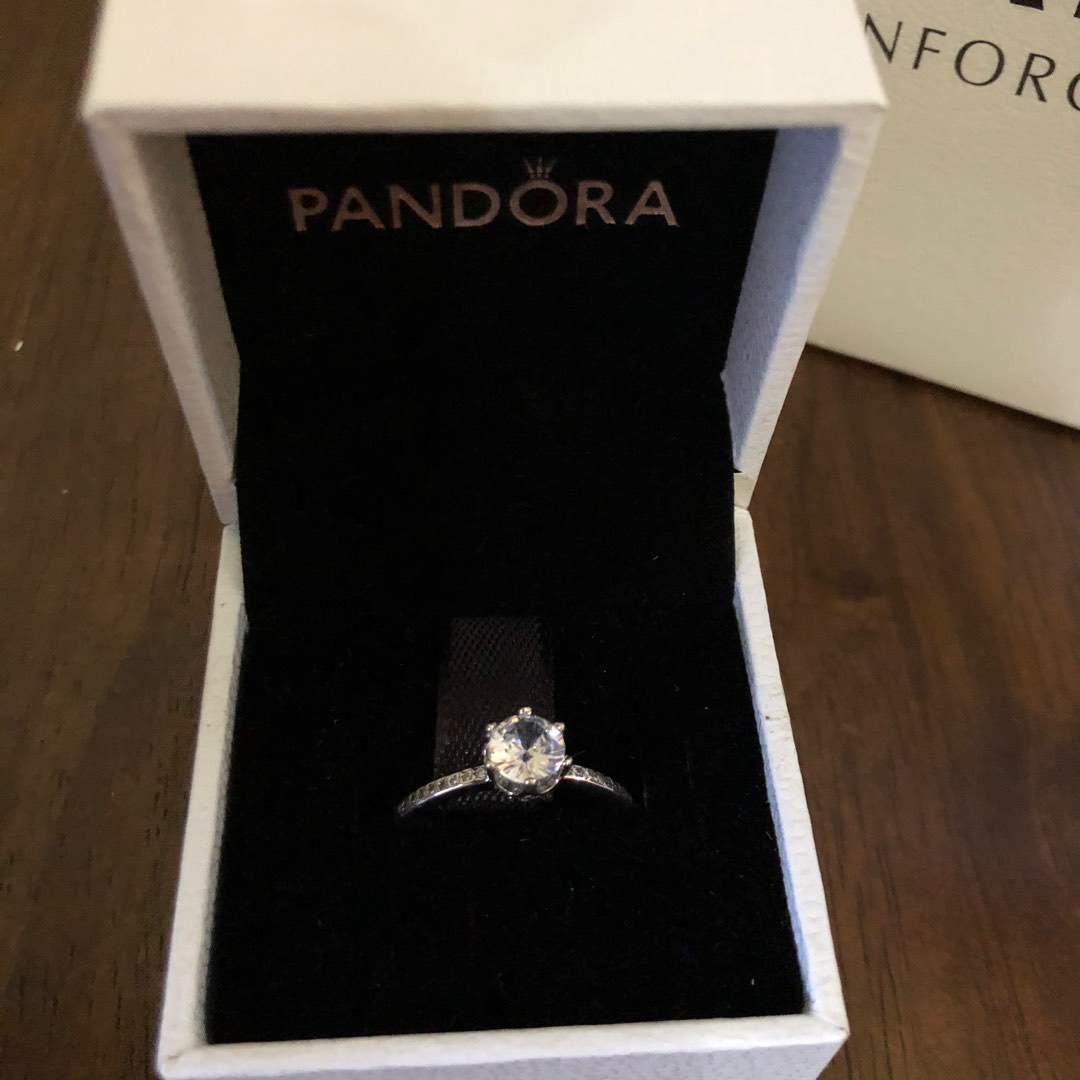 Pandora Sparkling Crown Ring Women s Fashion Jewelry