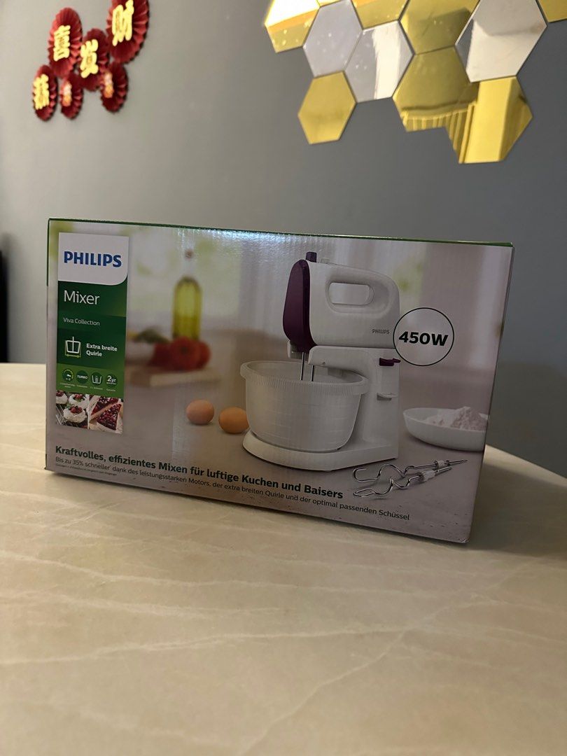 Philips Stand Mixer Viva Collection HR3745, TV & Home Appliances