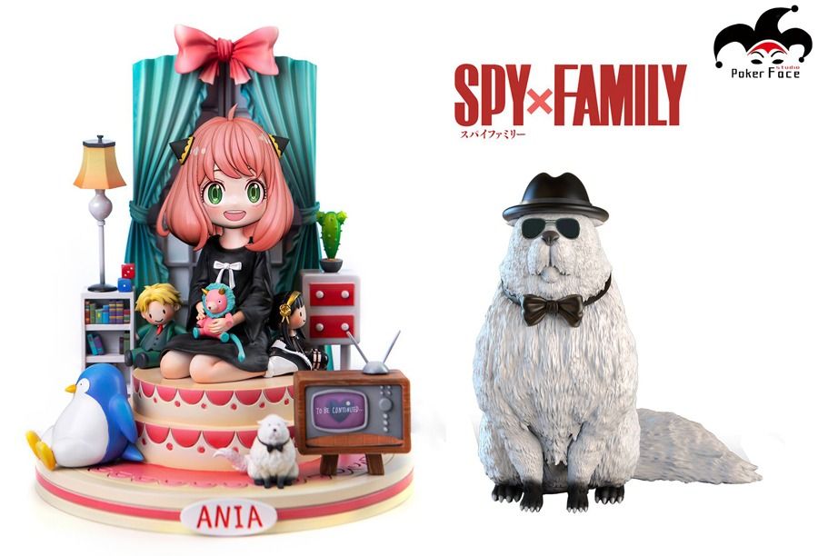 PO】Anya Forger | Poker face Studio | SPY X FAMILY【FREE Shipping】GK Figurine  | GK Figure | GK Statue | Anime Resin Collectible | Anime Resin Collectable  | Wall Art Decor | Portrait,