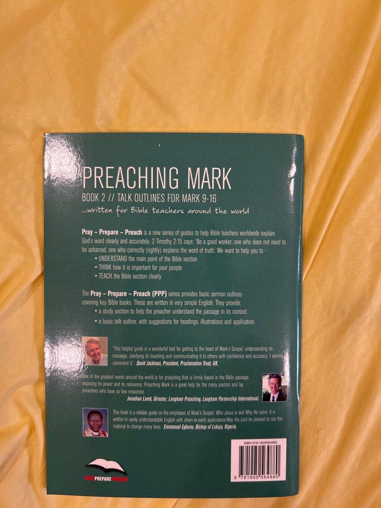 Preaching mark (Category: Religion Books) located in Kuala Lumpur. Submitted by preloved_e (Listing ID 1215933002, Image 2). Description: Brand new without plastic.