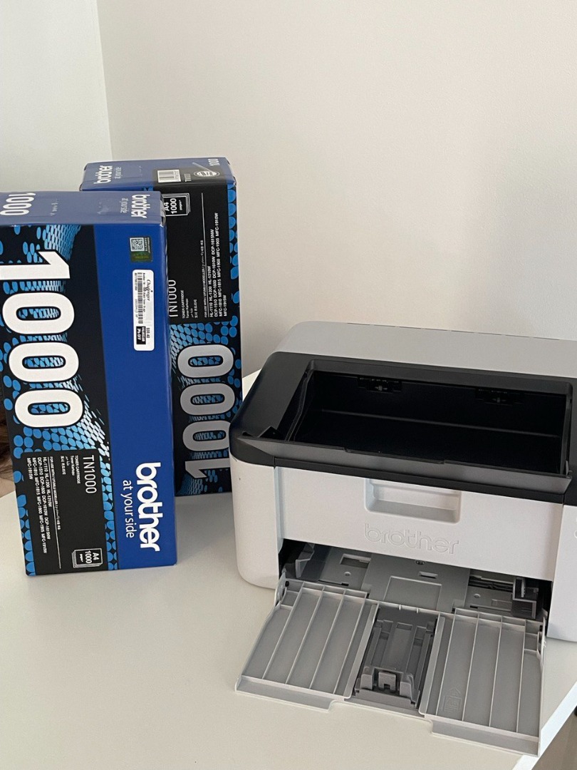 Printer Brother HL1210W & Cartridge, Computers & Tech, Printers