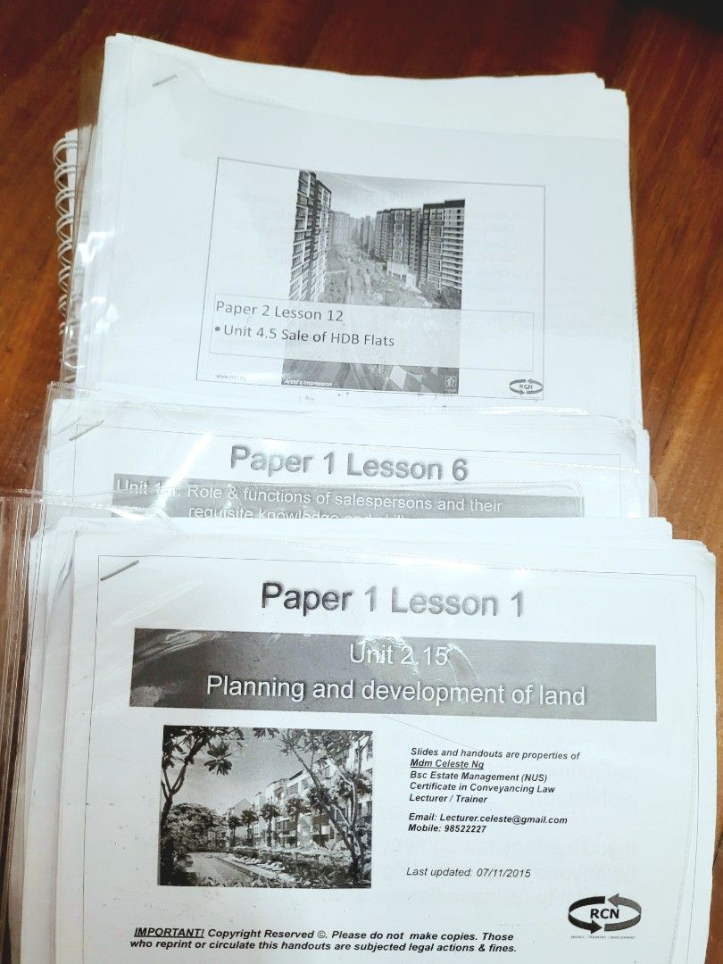 Real Estate Salesperson (RES) course materials, Hobbies & Toys, Books &  Magazines, Textbooks on Carousell