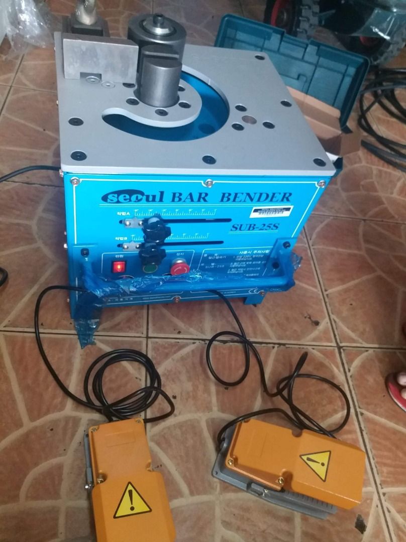 Electric Rebar Bender 25mm capacity Made In Korea Seoul Machinery
