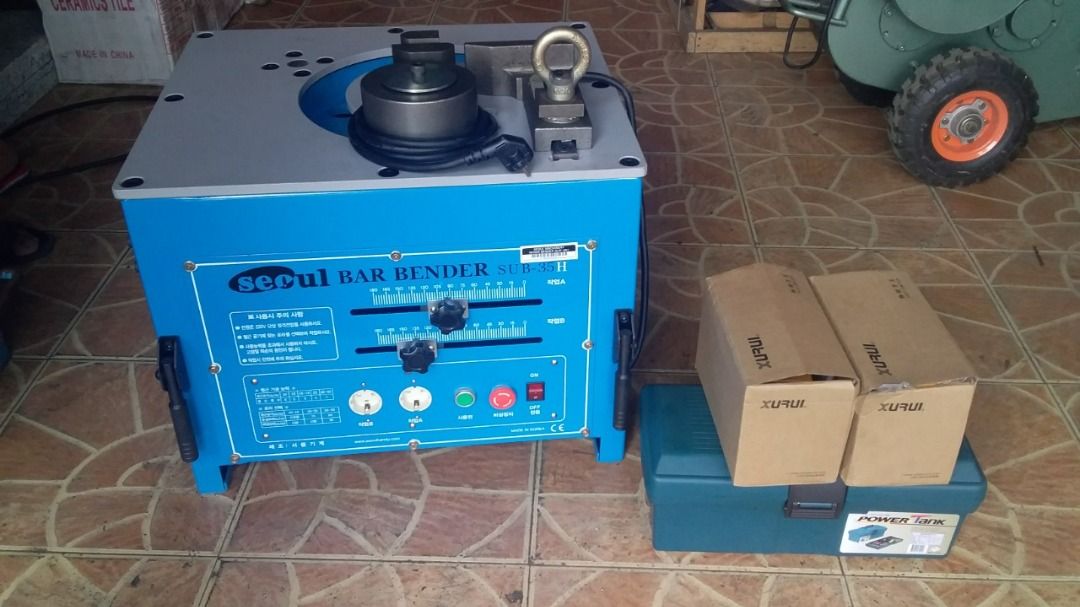 Electric Rebar Bender 32MM capacity Made In Korea Seoul Machinery