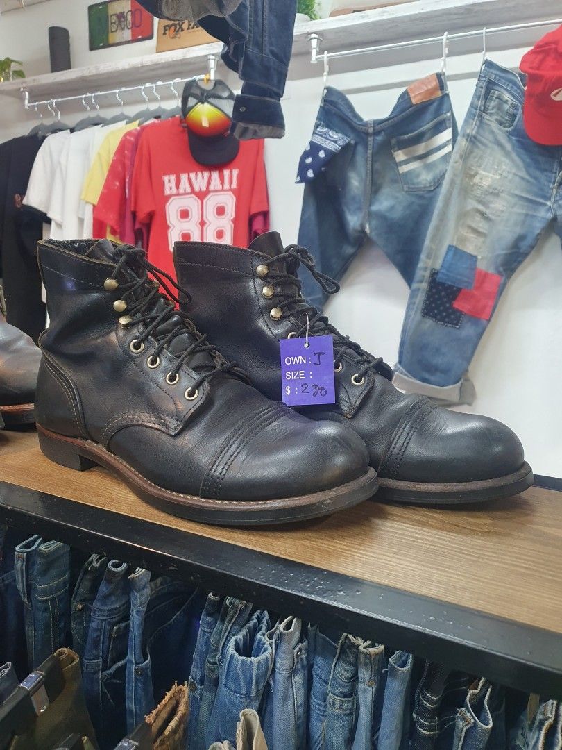 Red Wing Iron Ranger Men s Fashion Footwear Boots on Carousell