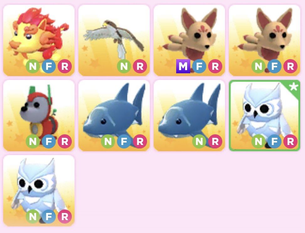 Trading MM2 for Adopt me High tier pets, Video Gaming, Gaming Accessories,  In-Game Products on Carousell