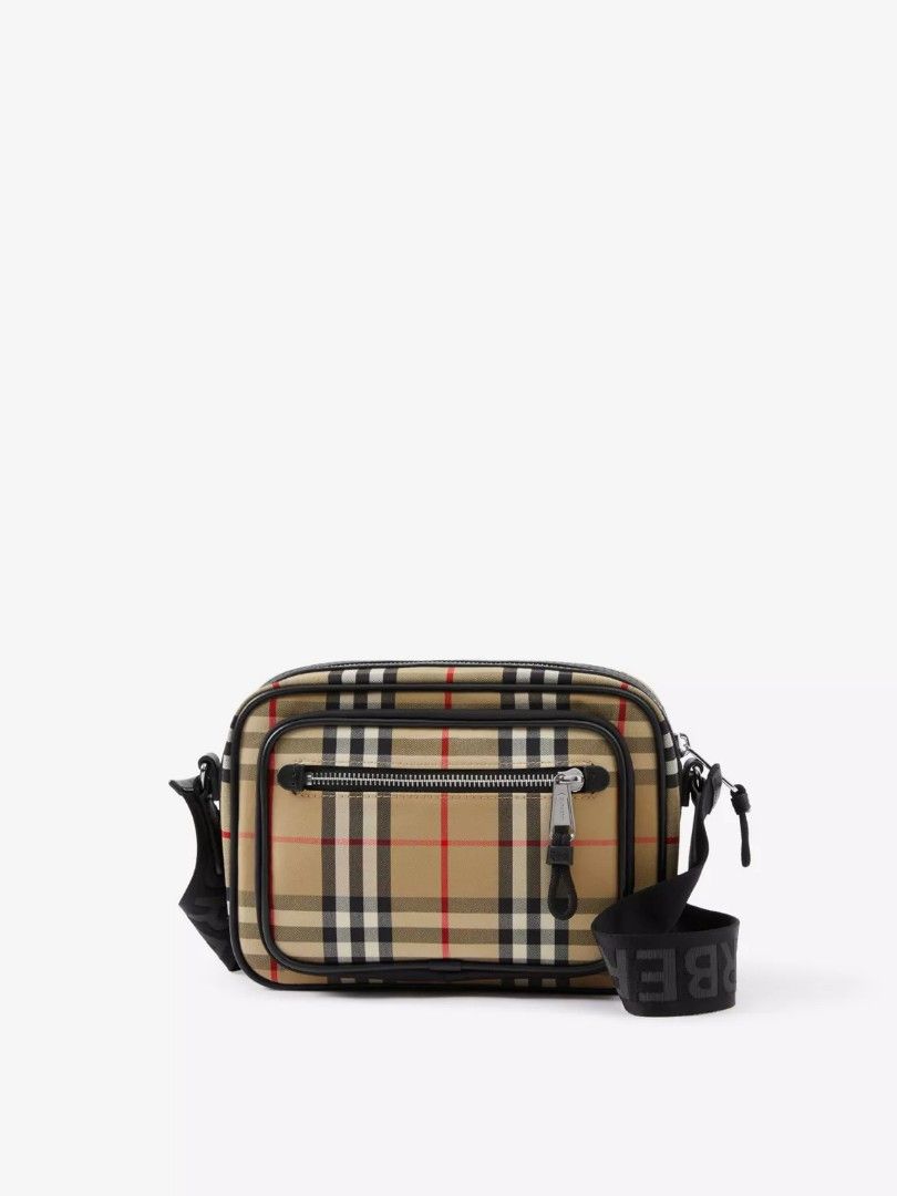 ?SALE? Burberry | Vintage Check and Leather Crossbody Bag, Luxury, Bags &  Wallets on Carousell