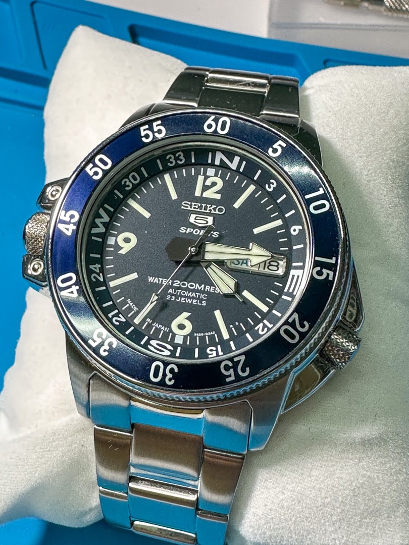 Seiko best sale atlas blue