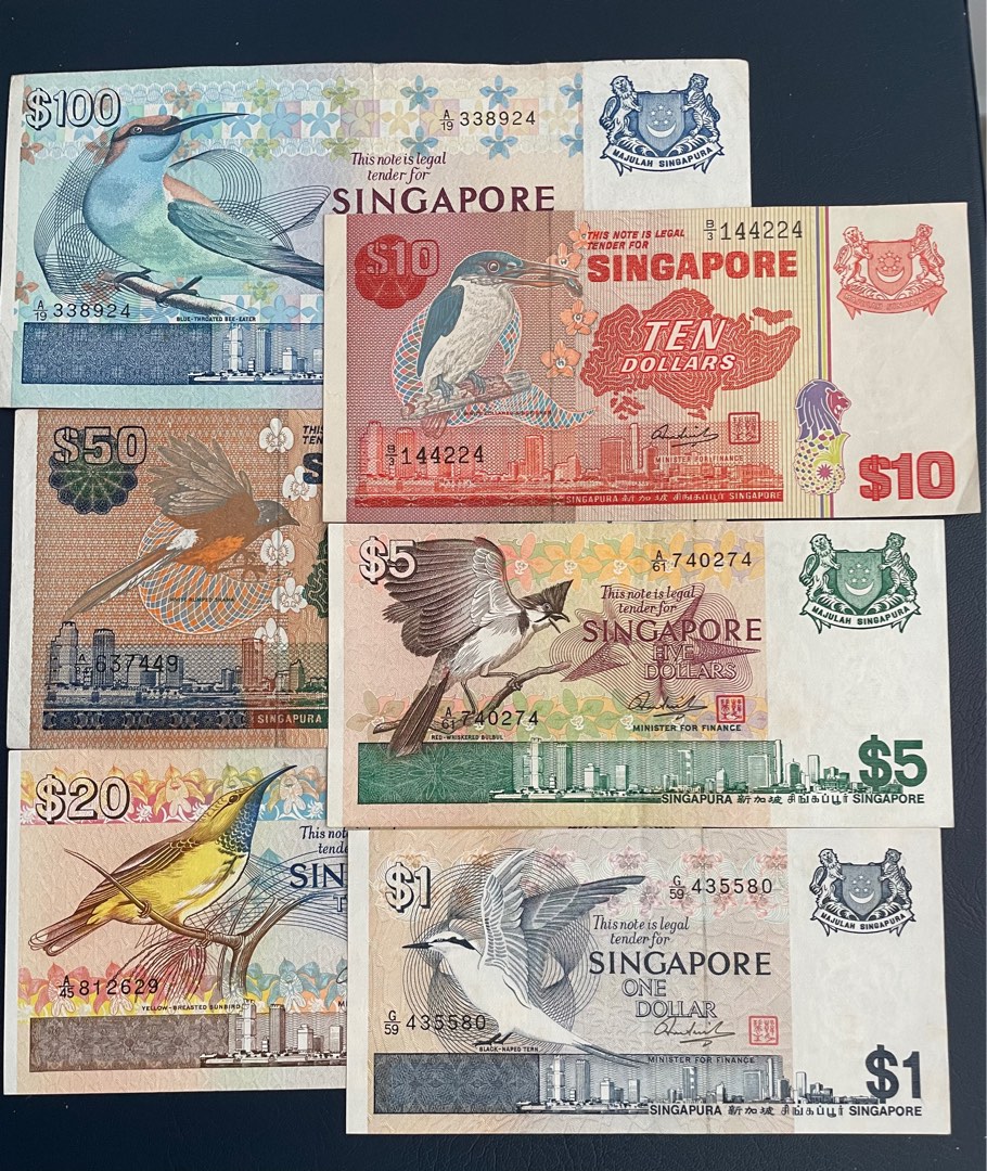 Set of $1-100 Bird notes, Hobbies & Toys, Memorabilia & Collectibles ...