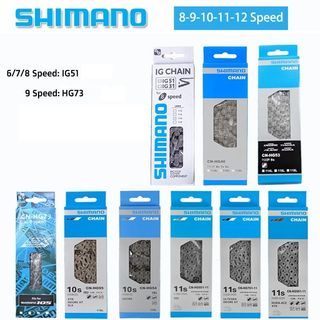 Shimano Bike Chains Speed HG73 IG51 6 7 8 9 MTB Road Bicycle Stainless Chain
