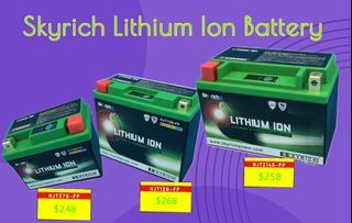 Batterie Lithium YTX9-BS Skyrich Moto Honda,Kawasaki,KTM,Suzuki,Yamaha
