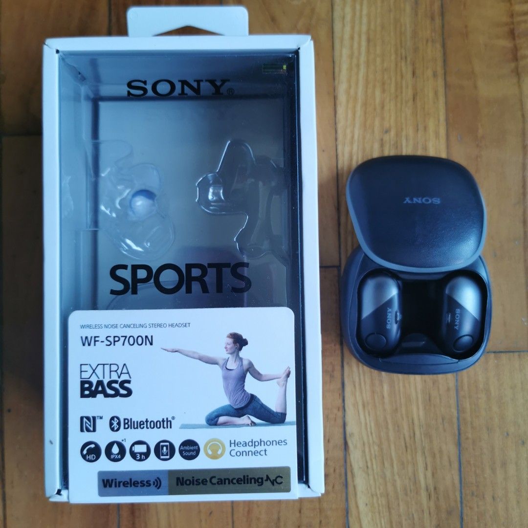 Sony WF SP700N Sports free memory foam eartips from Japan Audio Earphones on Carousell
