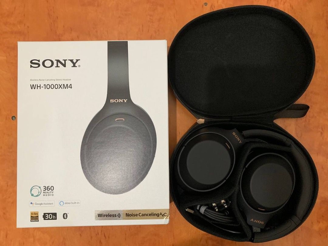 Sony WH1000XM4 Wireless NoiseCancelling Headphones, Audio, Headphones