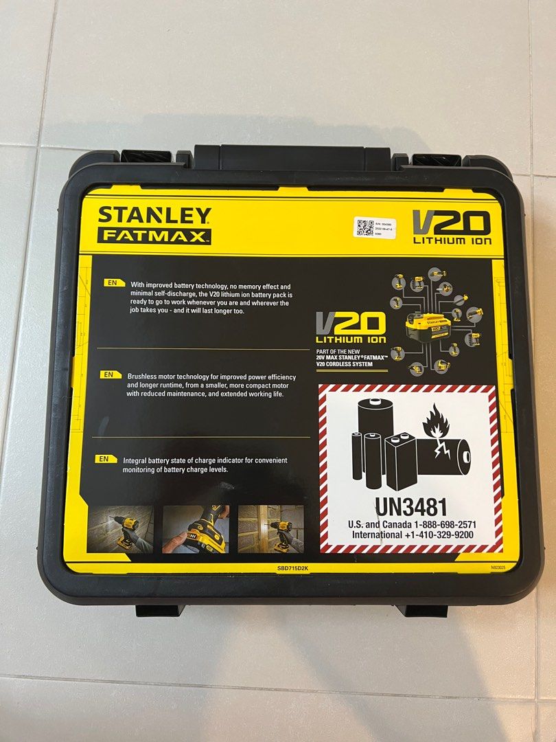 Stanley Drill, Furniture & Home Living, Home Improvement & Organisation