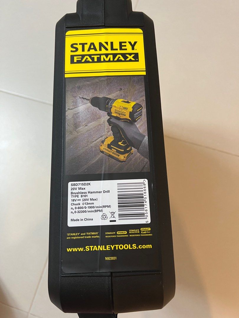 Stanley Drill, Furniture & Home Living, Home Improvement & Organisation