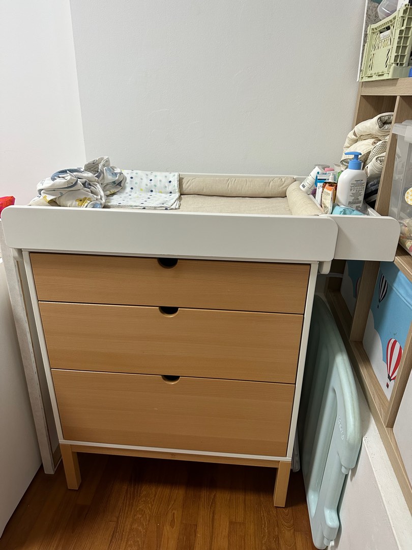 Stokke Home Dresser with Baby Changing Table Top Furniture Home