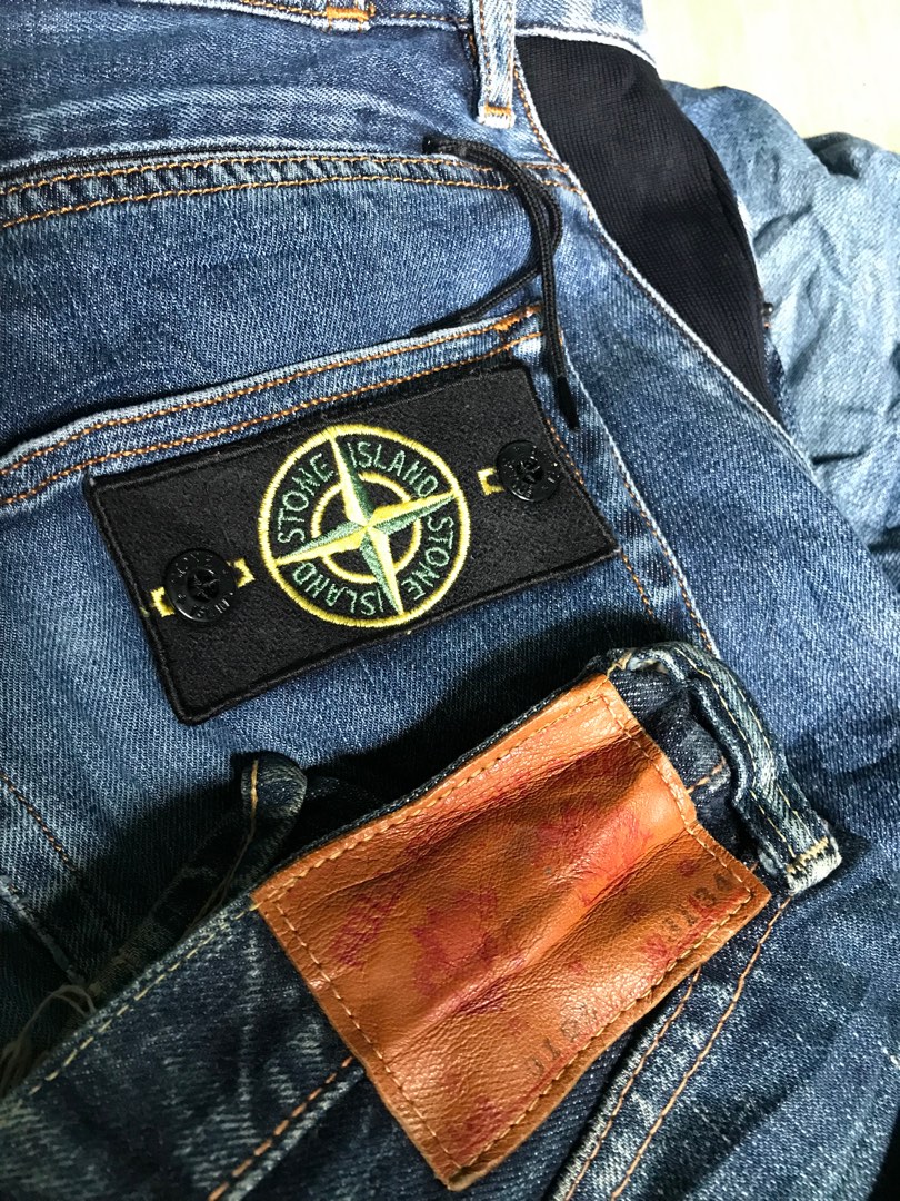 Fake stone island jeans top