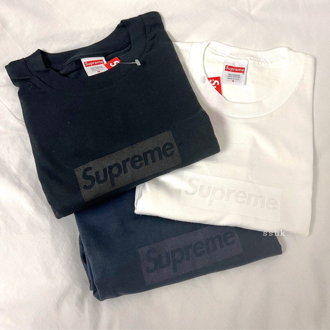 Supreme Box Logo Tee T-shirt SS23, 名牌, 手袋及銀包- Carousell
