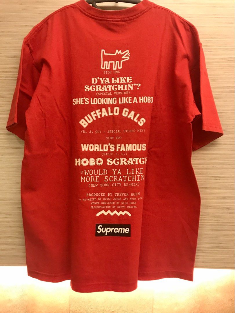 Supreme Malcolm McLaren 2009 D'Ya Like Scratchin tee, Fesyen