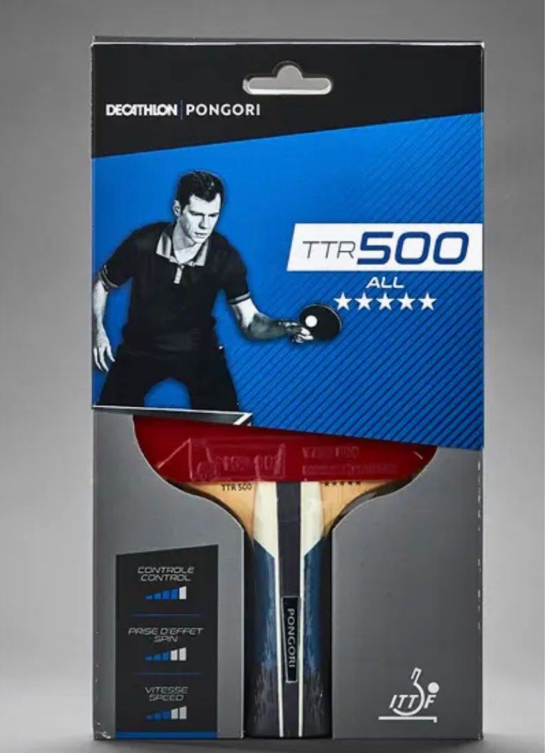 Table Tennis Bat and Cover, Sports Equipment, Sports & Games, Racket