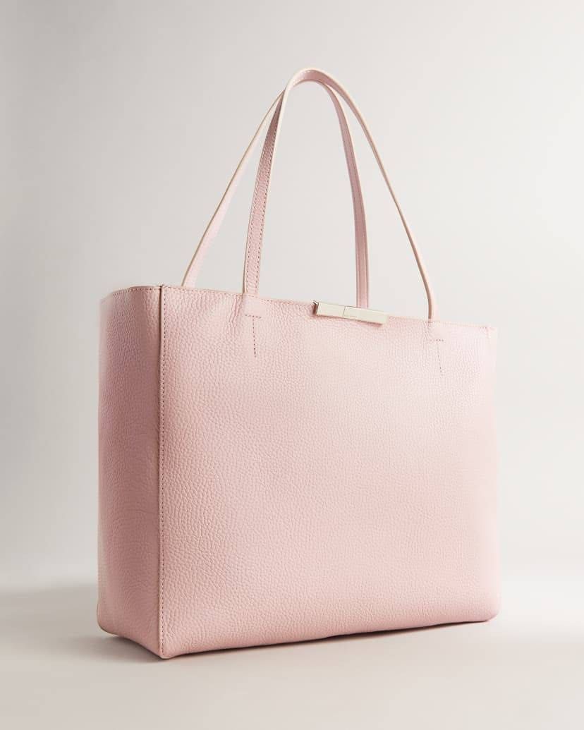 Ted Baker Clarkia Soft Grain Faceted Bar Shopper Luxury Bags