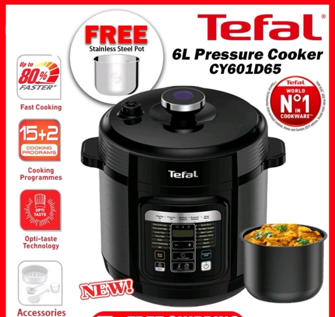 Tefal pressure store cooker cy601d65