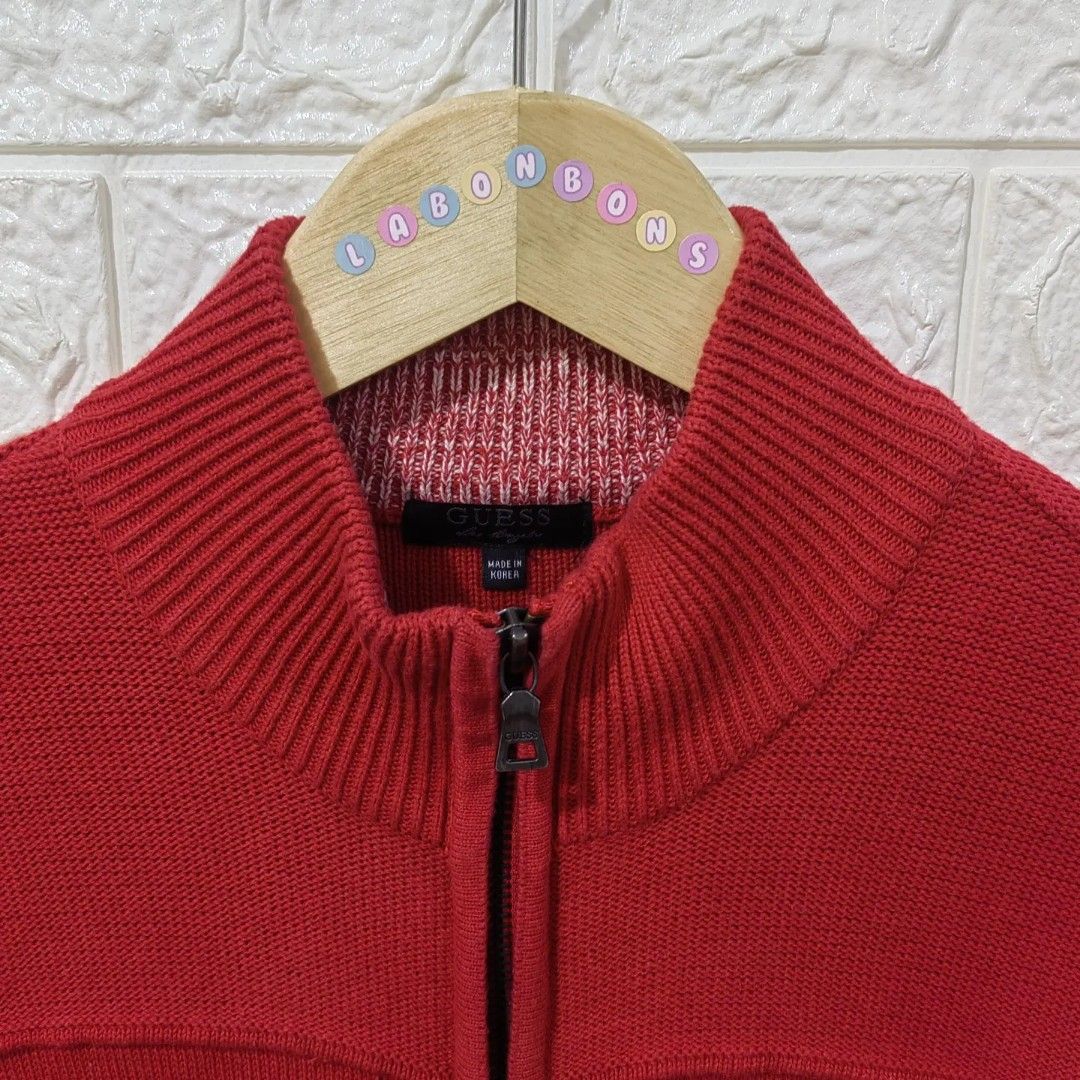 Jacket Guess Original Jaket Merah