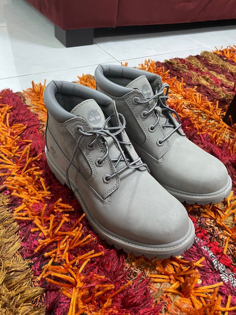 Timberland nellie clearance chukka light grey