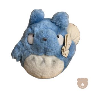 【Totoro】淺藍色中龍貓絨毛玩偶◆跟著龍貓轉圈圈