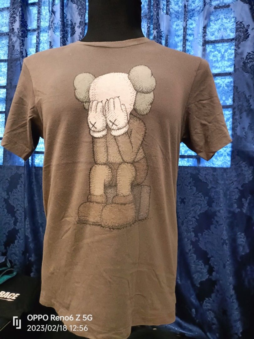 KAWS x Uniqlo x Sesame Street Companion Trash Can Tee White  SS18  US