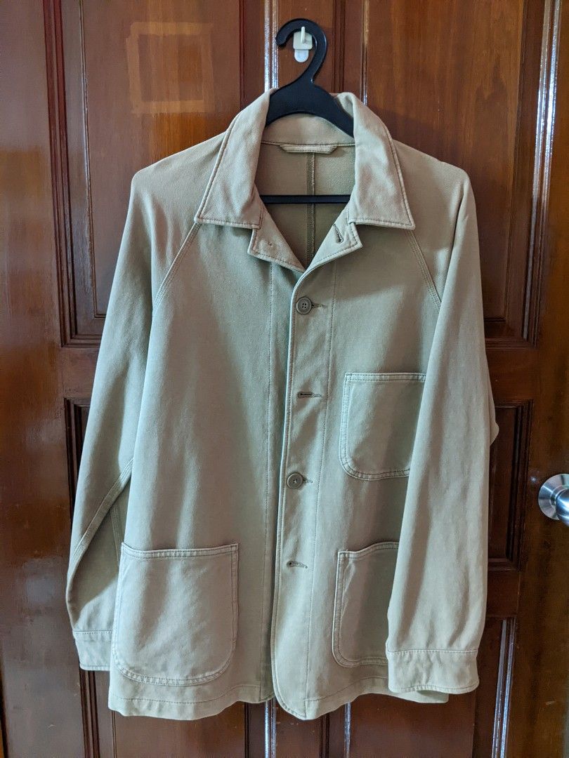 Jersey work jacket top