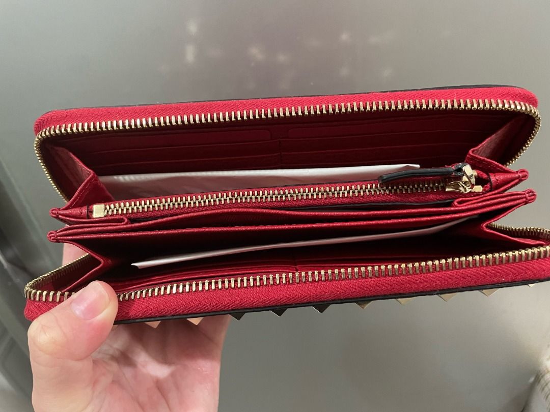 Valentino rockstud continental wallet outlet