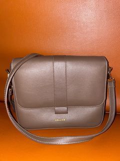 Vallice - Lauren Flap Crossbody Bag (Brown) JUAL RUGI